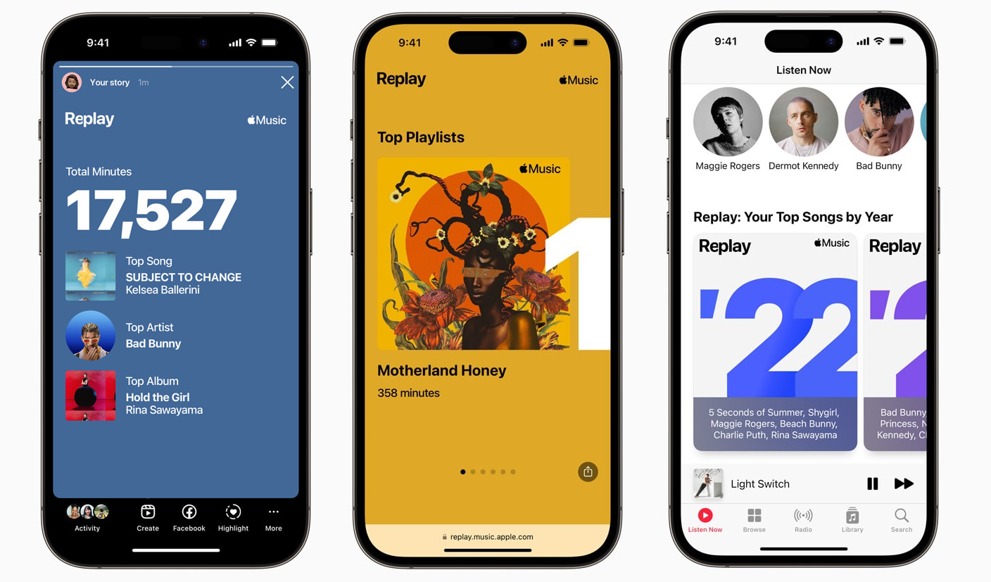 Apple Music Replay được thiết kế lại rất cần thiết cho năm 2022