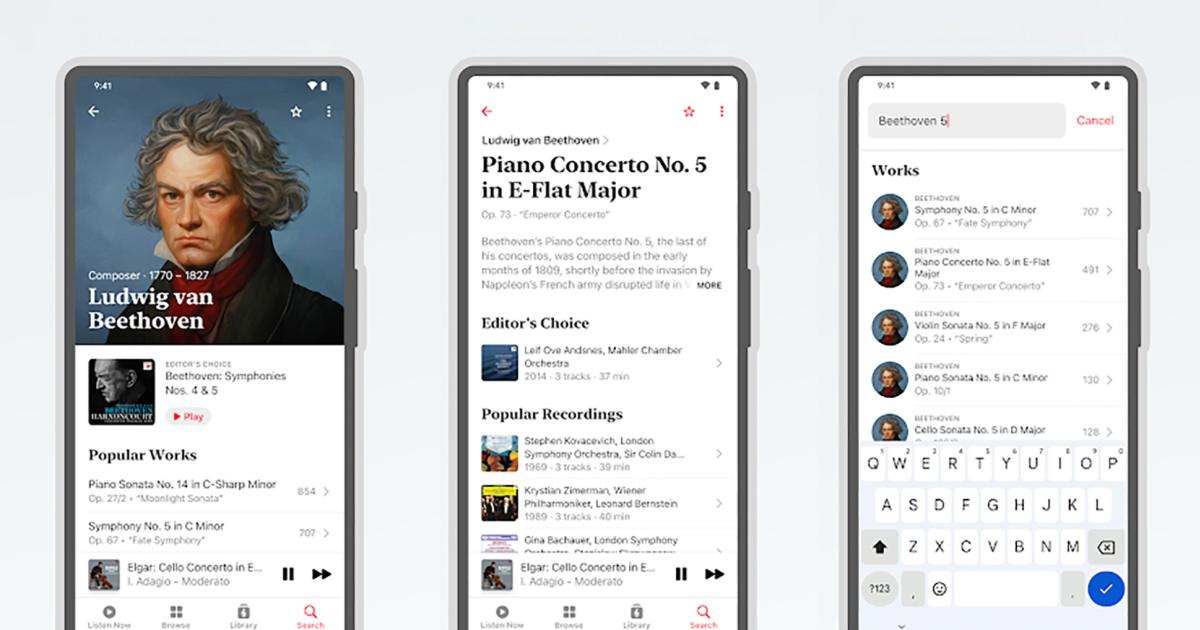 Ứng dụng cổ điển chuyên dụng của Apple Music xuất hiện trên Android